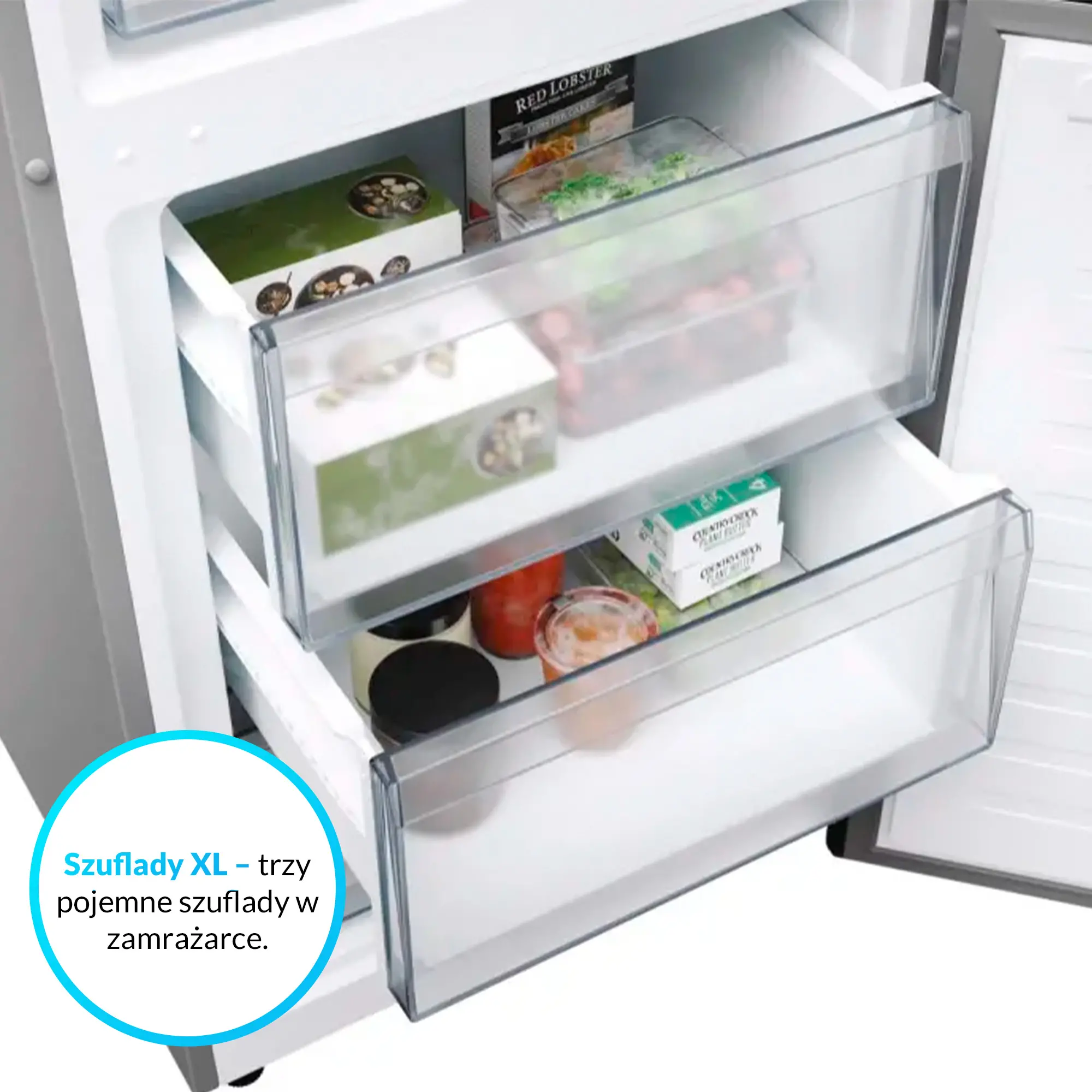 Lodówka Candy Fresco 500 CNCQ4T618DX Pełny No Frost 185cm Komora świeżości Zdalne sterowanie Inox