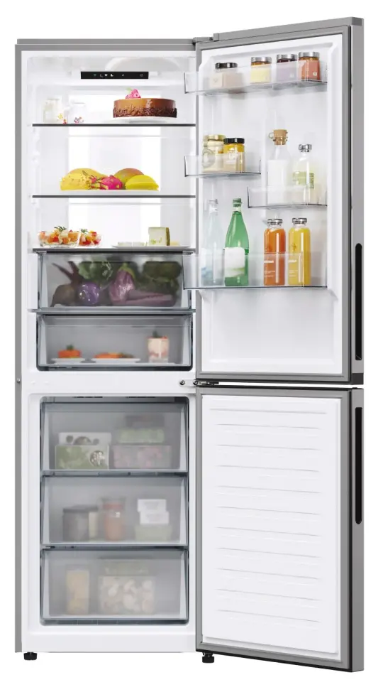 Lodówka Candy Fresco 500 CNCQ4T618DX Pełny No Frost 185cm Komora świeżości Zdalne sterowanie Inox
