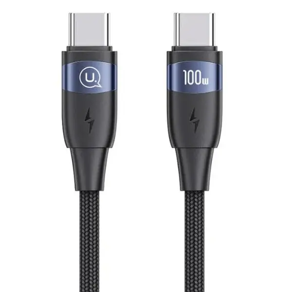 Kabel USAMS SJ632USB01 USB-C do USB-C 1,2m Czarny