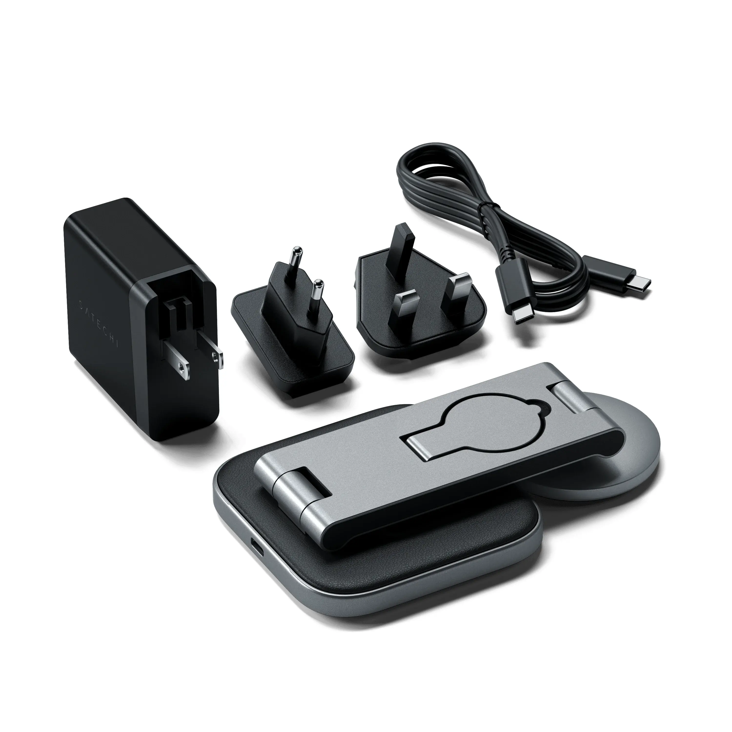 Ładowarka indukcyjna Satechi ST-Q31FM-EA 3w1 Foldable Qi2 Wireless Charging Stand