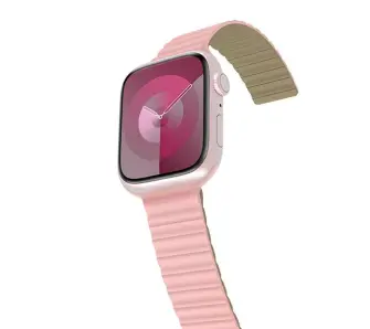 Pasek Araree Silicone Link do Apple Watch 38/40/41mm Różowo-zielony