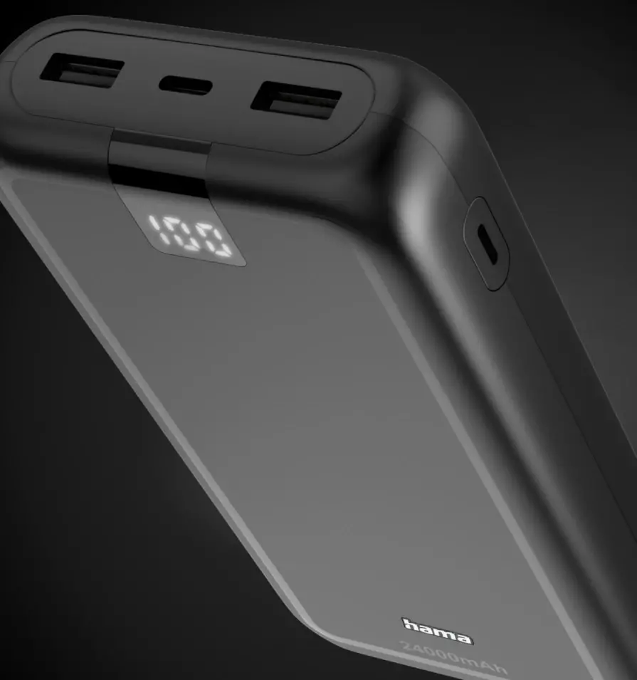 Powerbank Hama 201711 Performance 24 24000mAh 15W Antracyt
