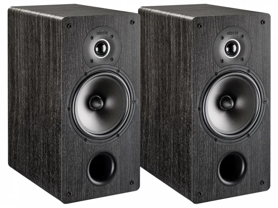 Zestaw stereo Yamaha R-S202D Czarny, Indiana Line Nota Tesi 261 N Ciemny dąb