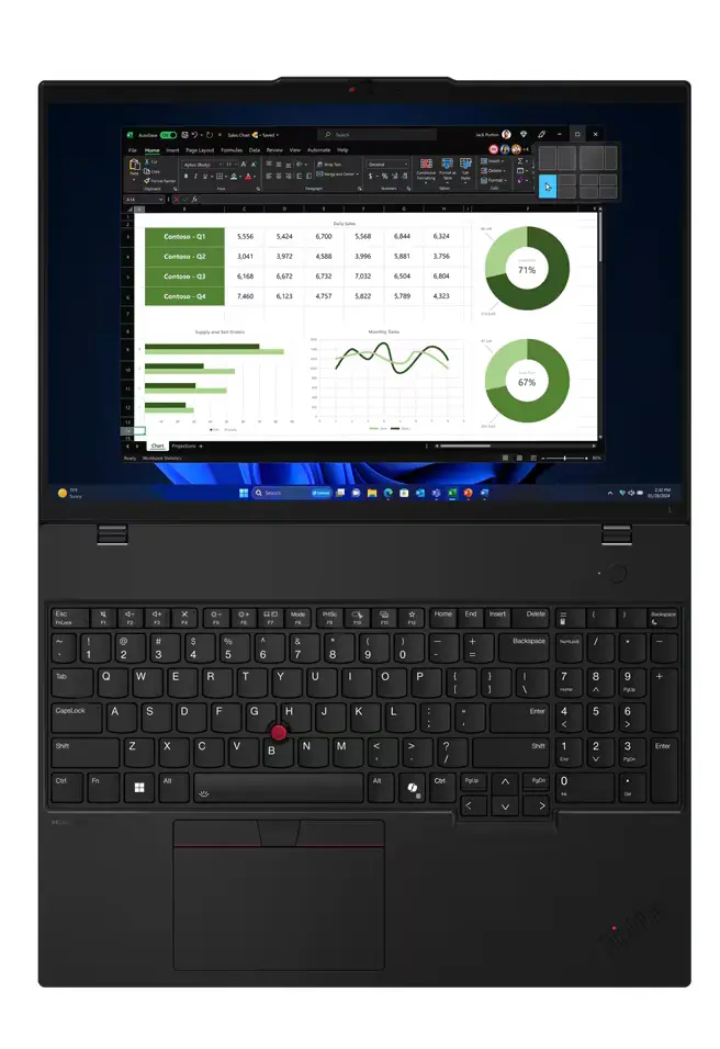 Laptop biznesowy Lenovo ThinkPad L16 Gen 1 16" Ultra 5 125U 16GB RAM 512GB Dysk SSD Win11 Pro Czarny