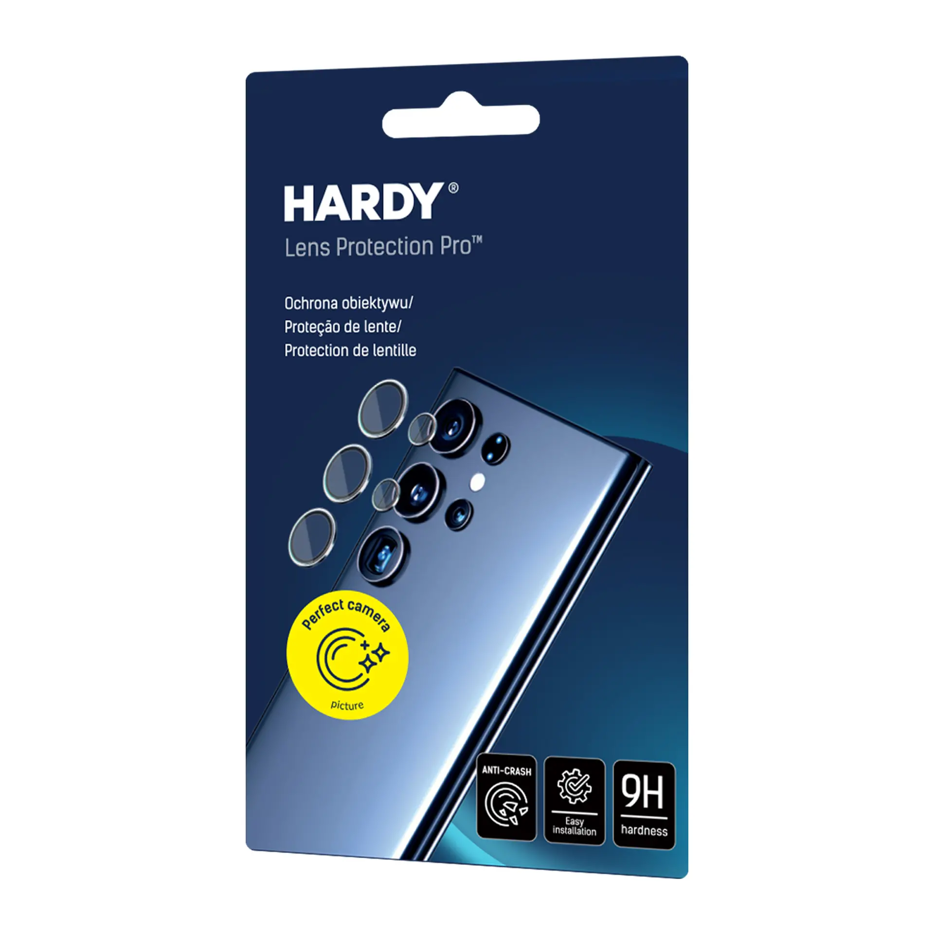 Szkło hartowane 3mk HARDY Lens Protection Pro Black Grey do Samsung Galaxy S24