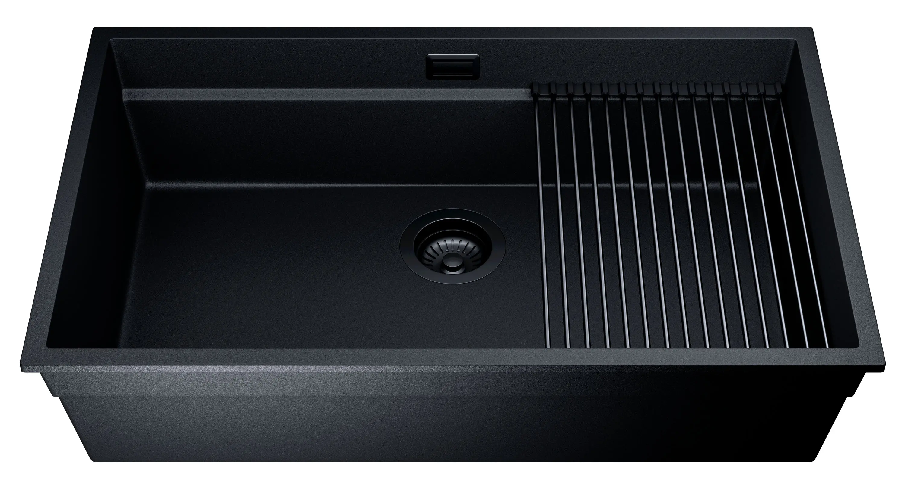 Zlewozmywak Globalo Miralio 80.1 Granitowy Czarny mat