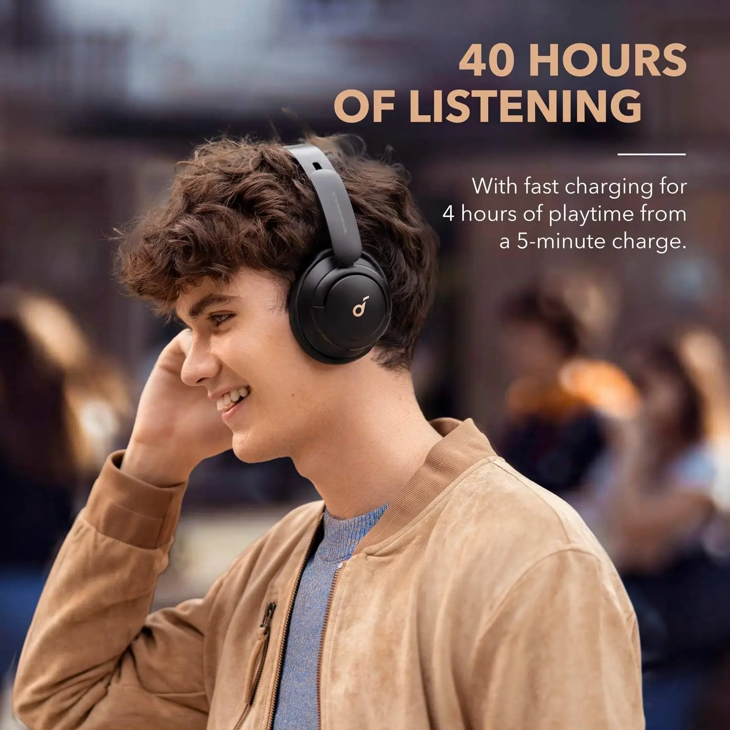 Słuchawki bezprzewodowe Soundcore Life Q30 Nauszne Bluetooth 5.0 Czarny
