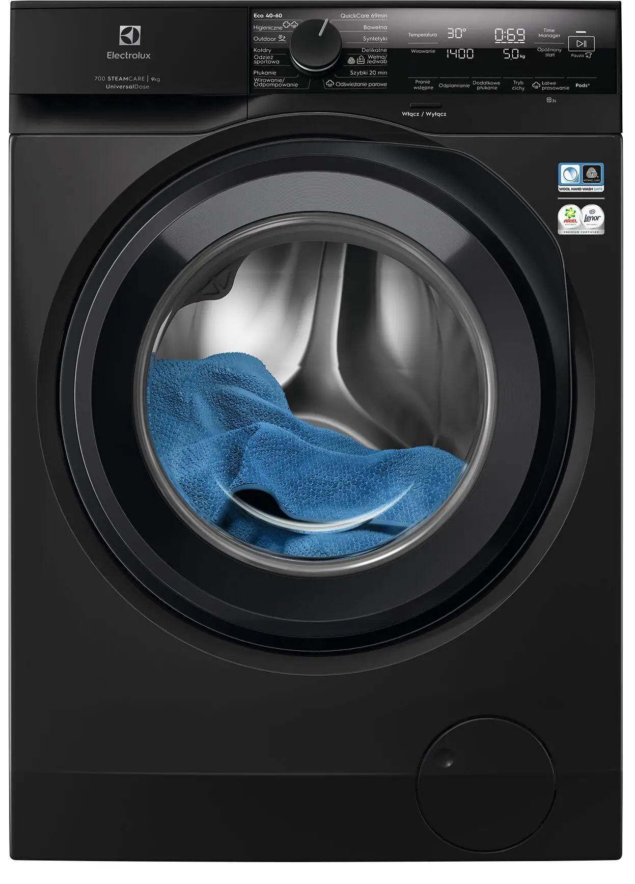 Pralka Electrolux 700 SteamCare EW7FG4492UDP 9kg 1400 obr/min