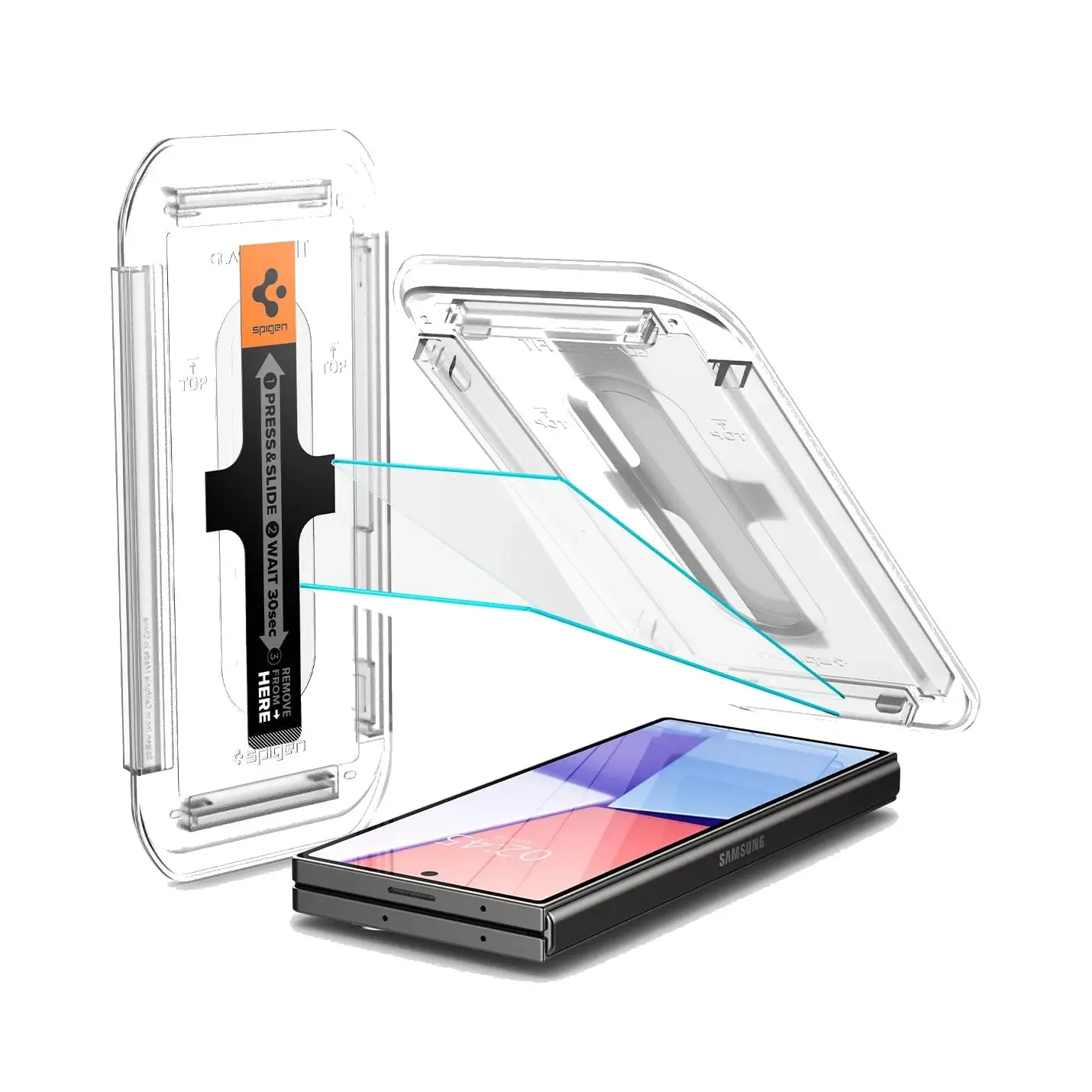 Szkło hartowane Spigen GLAS.tR EZ Fit AGL07969 do Samsung Galaxy Z Fold 6 2szt