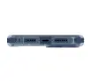 Etui UNIQ Combat Magclick Charging do iPhone 15 Pro Max Ciemnoniebieski