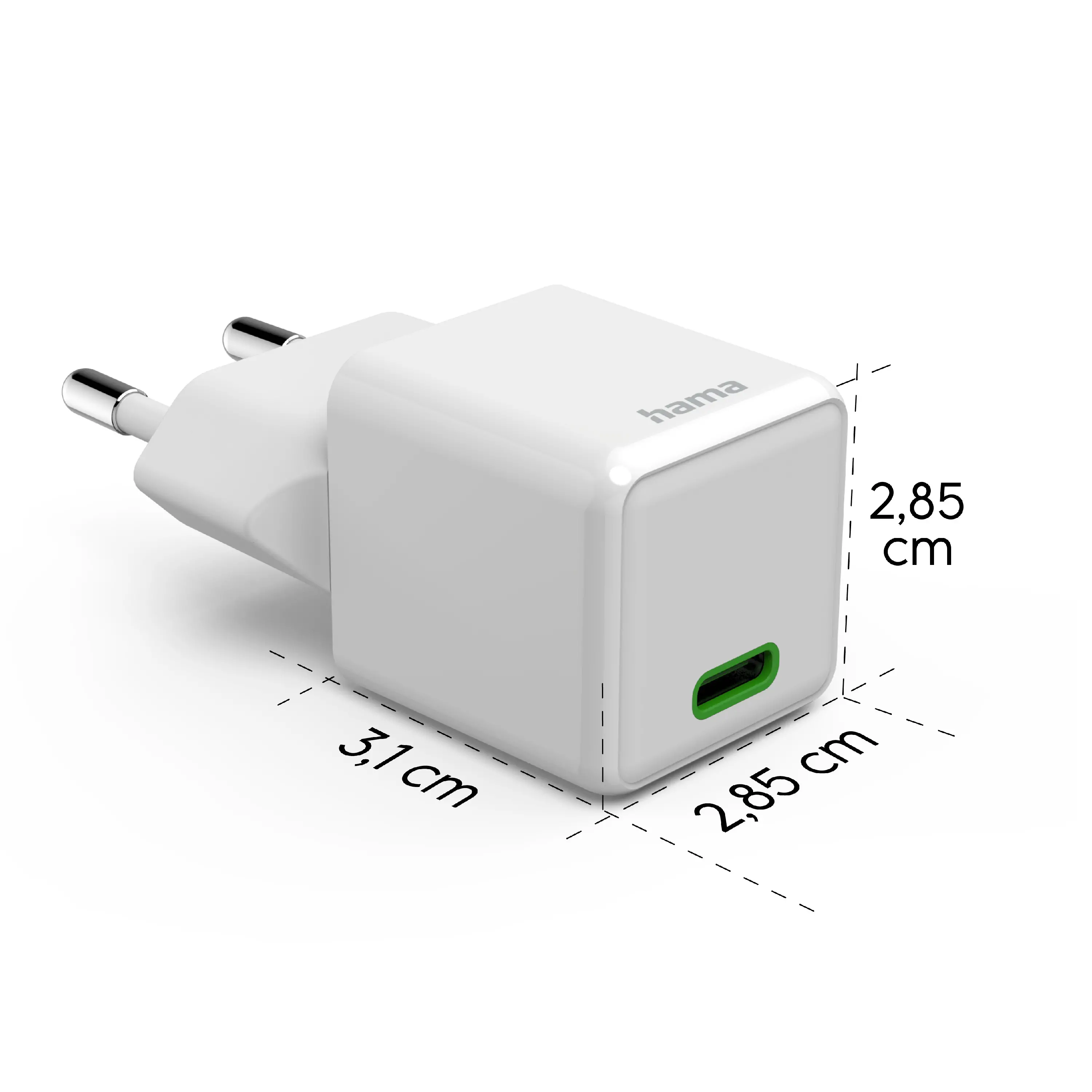 Ładowarka sieciowa Hama GaN PD/QC SuperMini 30W Biały