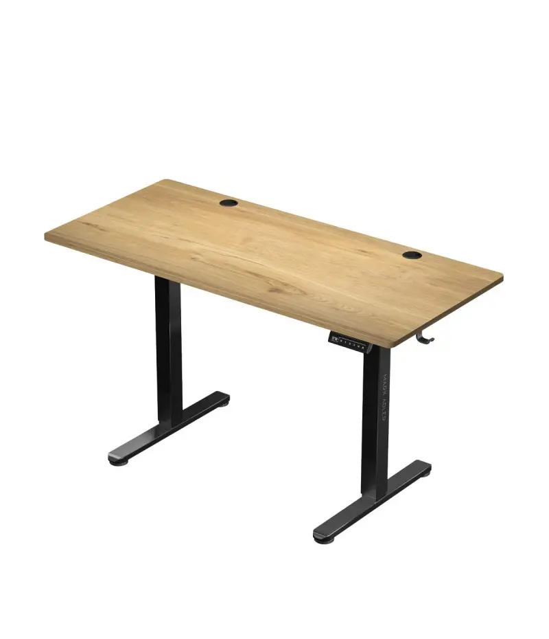 Biurko Mark Adler Leader 7.0 120cm Dzielony blat Brązowo-czarny
