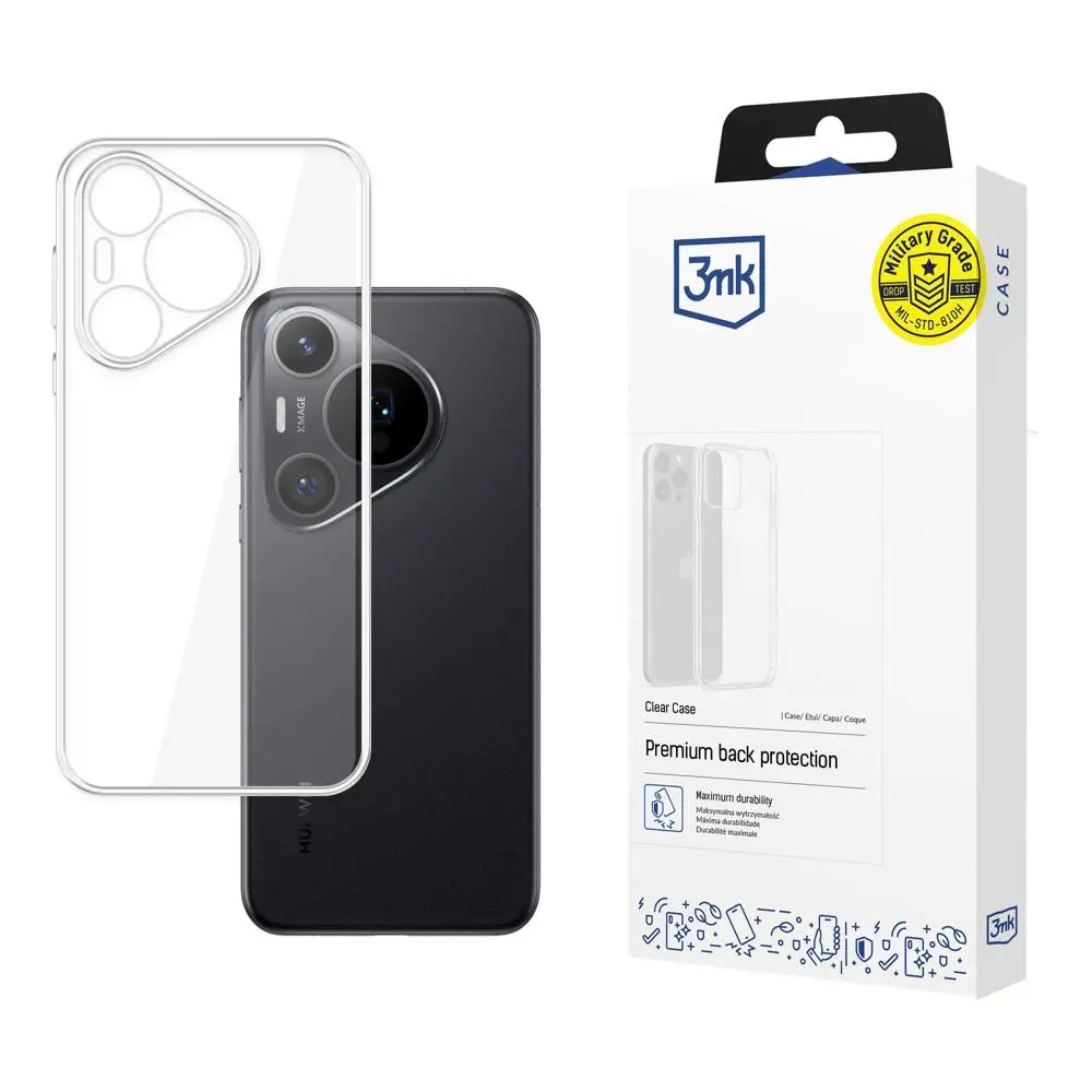 Etui 3mk Clear Case do Huawei Pura 70 Pro/70 Pro+ Przezroczysty