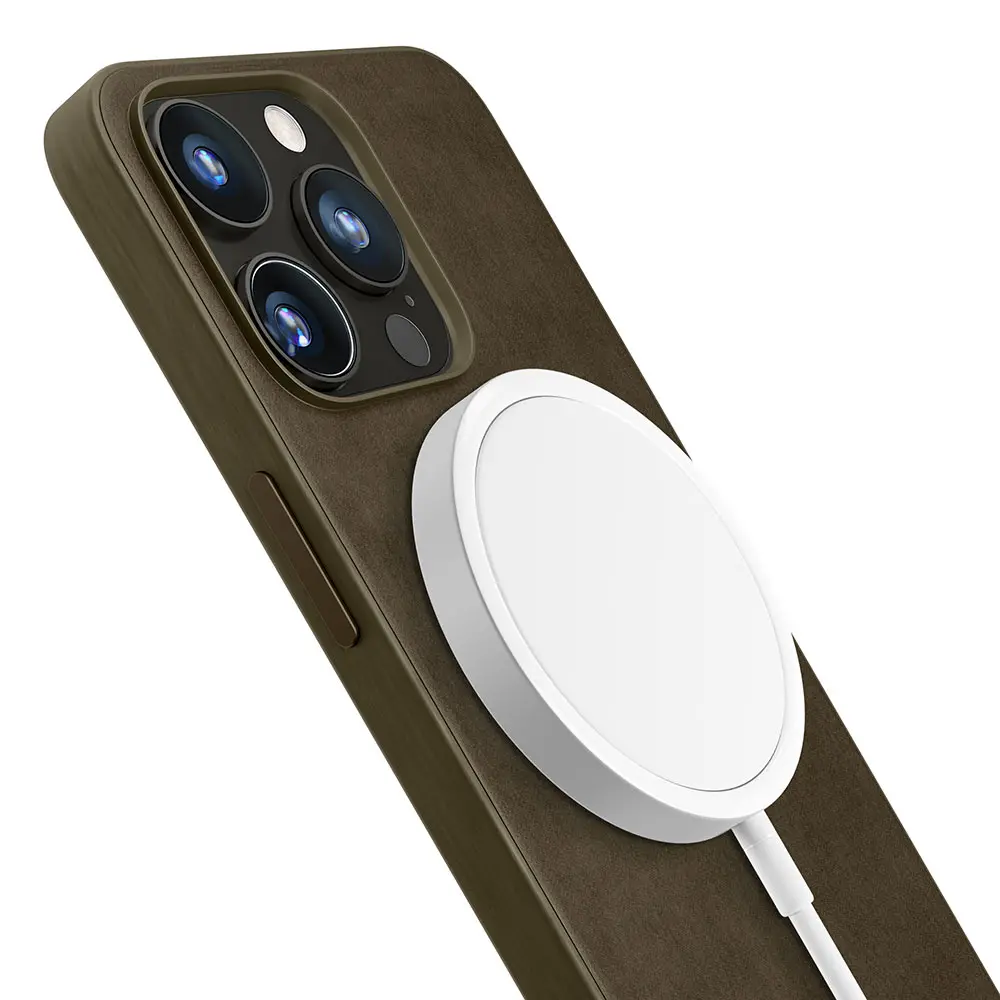 Etui 3mk Hardy MagFabric Case do iPhone 15 Pro Brązowy