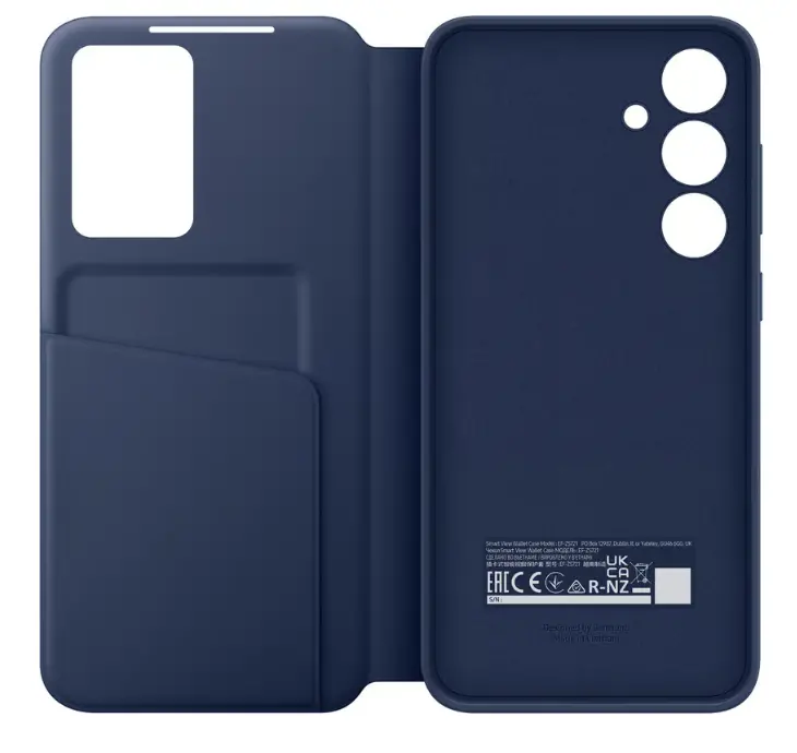 Etui Samsung Smart View Wallet do Galaxy S24 FE Niebieski