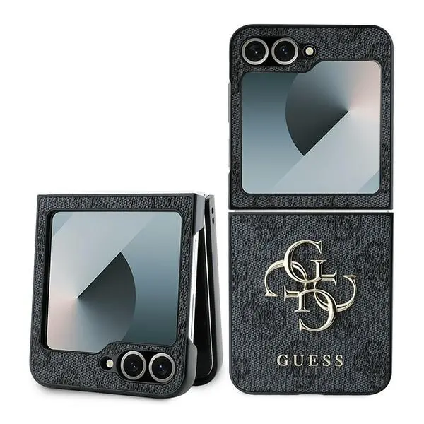 Etui Guess Leather 4G LOGO do Z Flip 6 Czarny