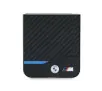 Etui BMW Carbon Blue Line do Z FLIP 6 Czarny