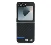 Etui BMW Carbon Blue Line do Z FLIP 6 Czarny