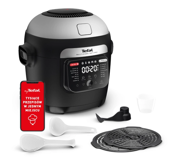 Tefal Airfryer Actifry MY741C 1334W 6l z mieszadlem i funkcja gotowania na parze