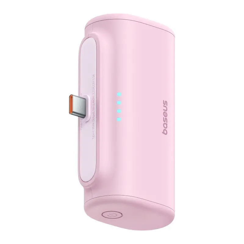 Powerbank Baseus P10068306413-00 Compact 5000mAh PD 20W USB-C Różowy