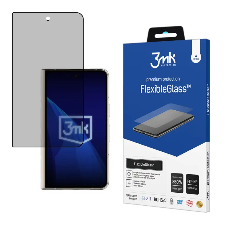Szkło hybrydowe 3mk Flexibleglass do Google Pixel Fold Front