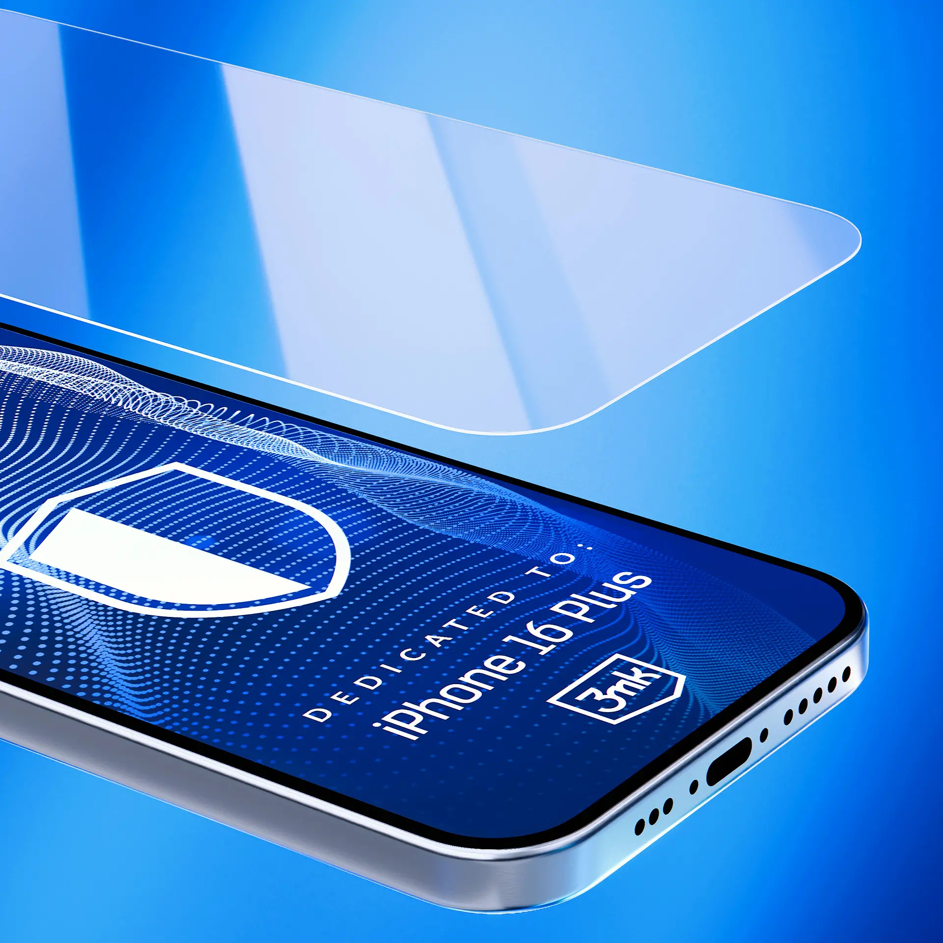 Szkło hybrydowe 3mk FlexibleGlass Pro do iPhone 16 Plus