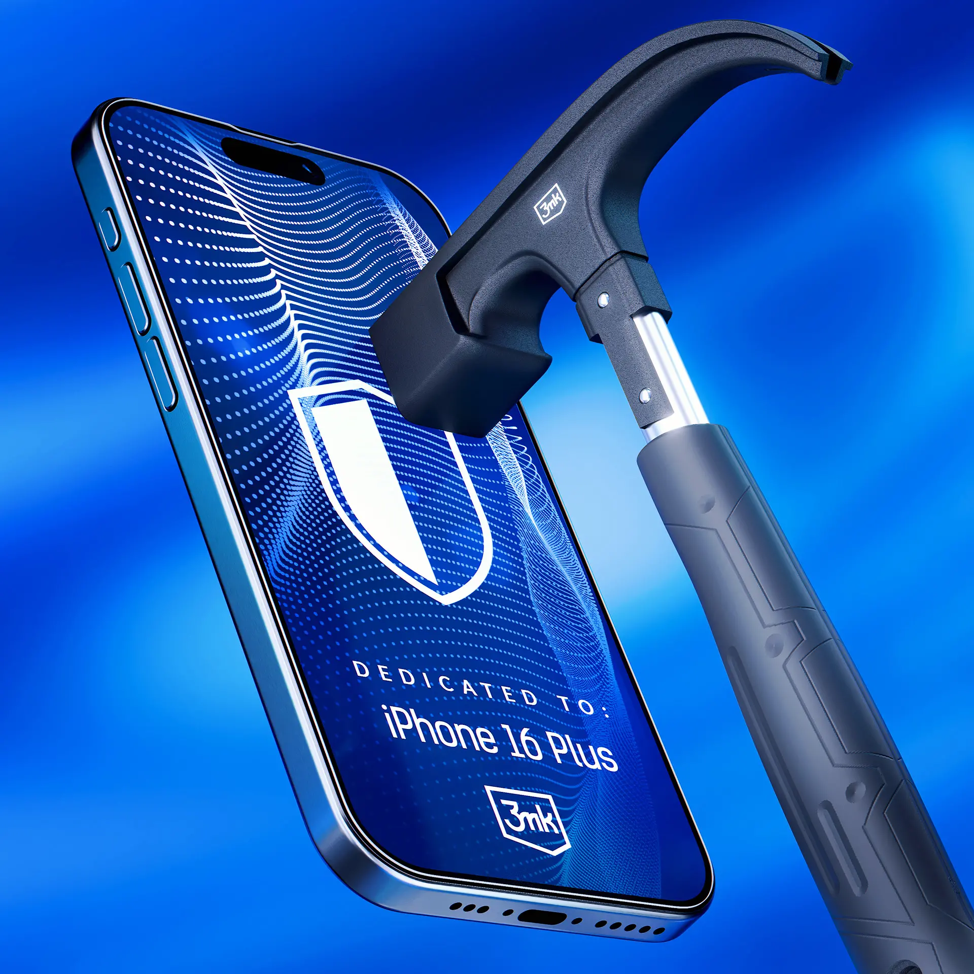 Szkło hybrydowe 3mk FlexibleGlass Pro do iPhone 16 Plus