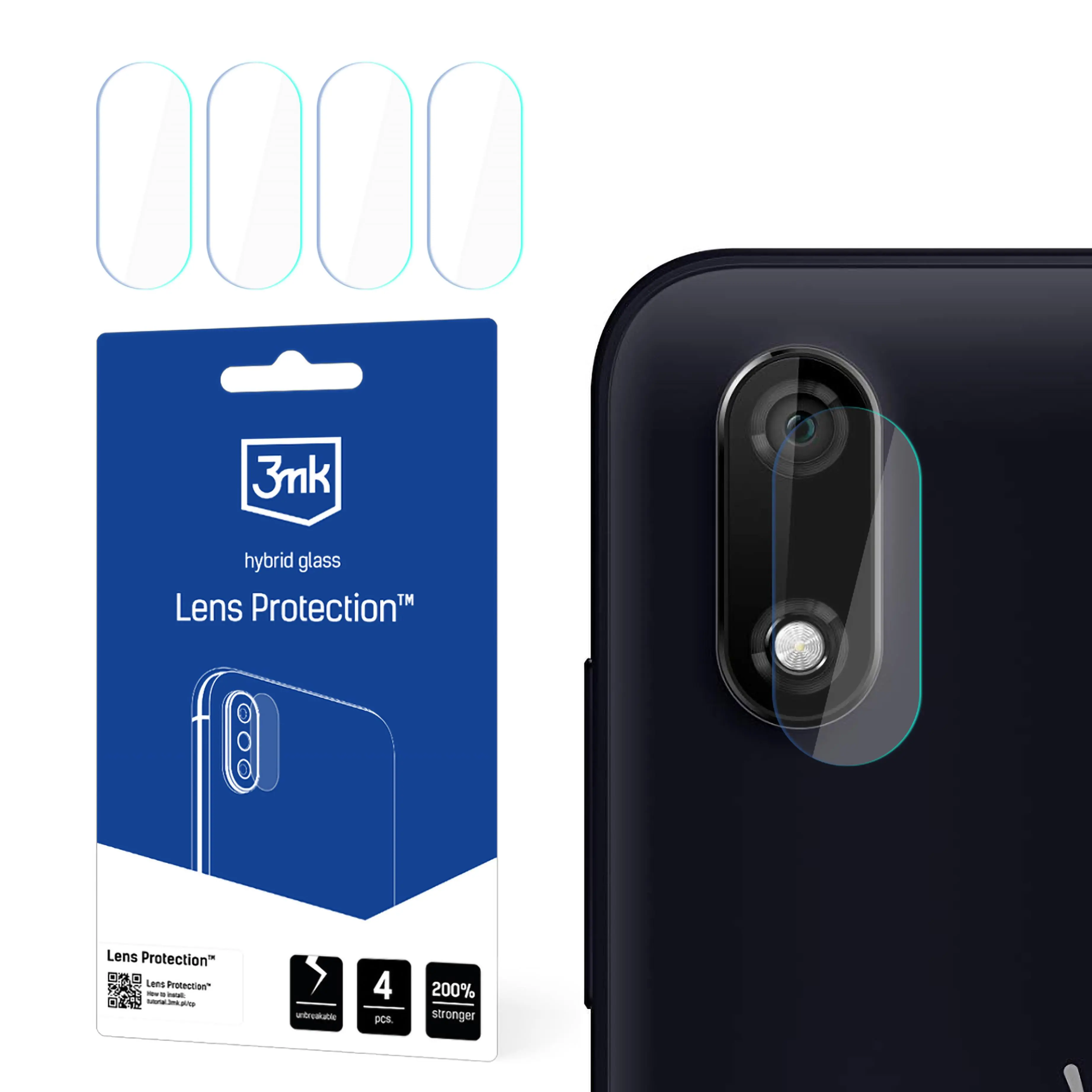 Szkło hybrydowe 3mk Lens Protection do Wiko Y60