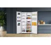 Lodówka MPM SBS MPM-427-SBS-05/NL Pełny No Frost 177cm Komora świeżości Białe szkło