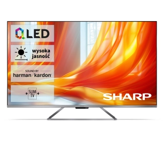Telewizor Sharp 55GP7765E 55" QLED 4K Google TV Dolby Vision Dolby Atmos HDMI 2.1 DVB-T2