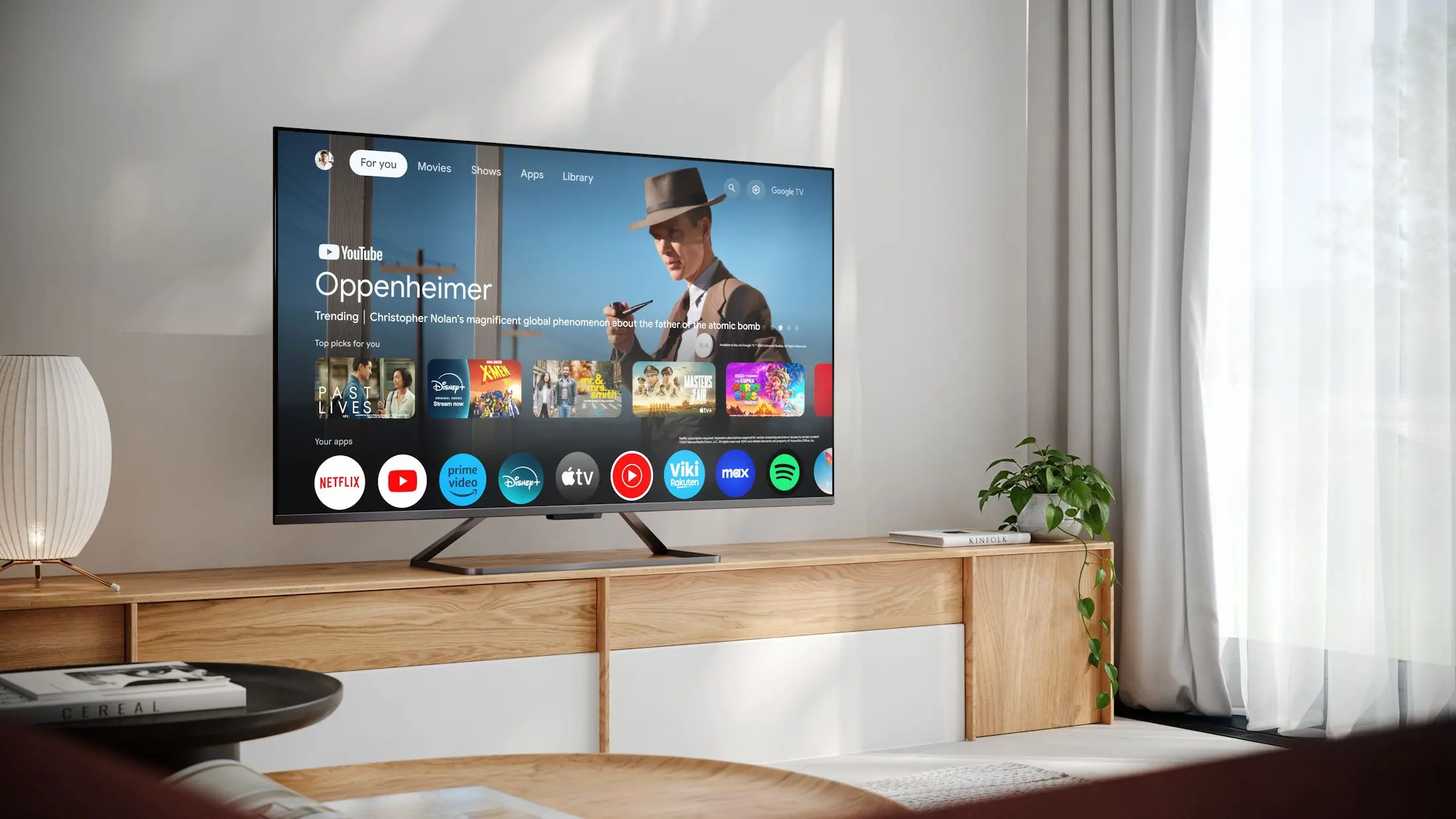 Telewizor Sharp 55GP7765E 55" QLED 4K Google TV Dolby Vision Dolby Atmos HDMI 2.1 DVB-T2