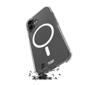 Puro Cover Impact Clear D3O Bio do iPhone 16 Przezroczysty