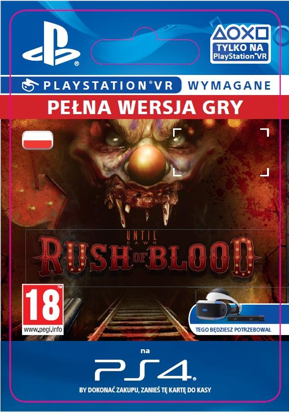 Until Dawn: Rush of Blood VR  [kod aktywacyjny] Gra na PS4 (Kompatybilna z PS5)