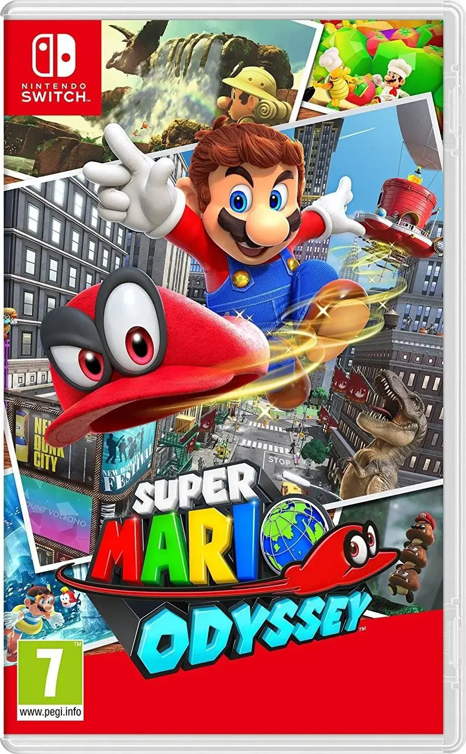 Konsola Nintendo Switch OLED Biały + Super Mario Odyssey
