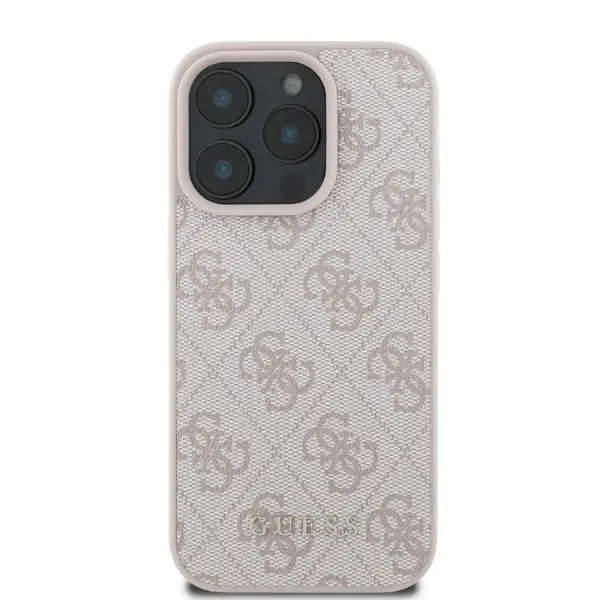 Etui Guess 4G Classic do iPhone 16 Pro Max Różowy
