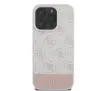 Etui Guess 4G Bottom Stripe do iPhone 16 Pro Max Różowy