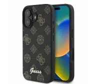 Guess Peony Script MagSafe do iPhone 16 Czarny