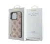 Etui Guess Peony Script MagSafe do iPhone 16 Pro Max Brązowy