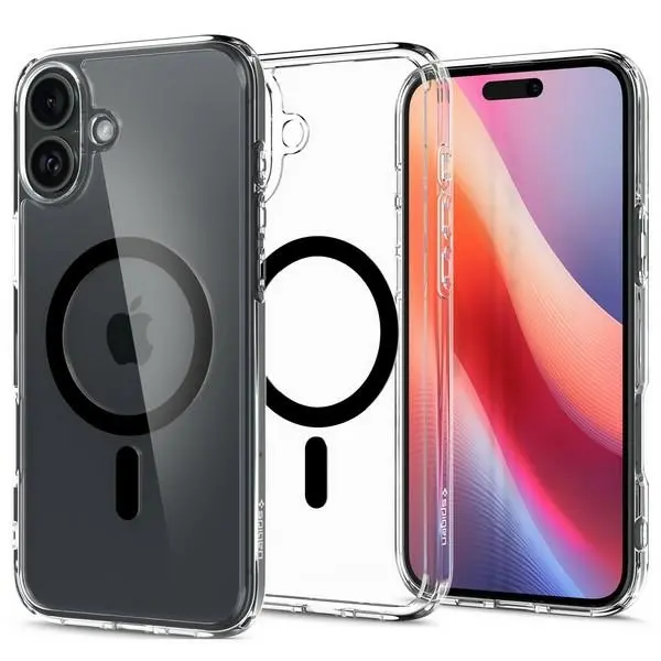 Etui Spigen Ultra Hybrid MagSafe do iPhone 16 Plus Czarny