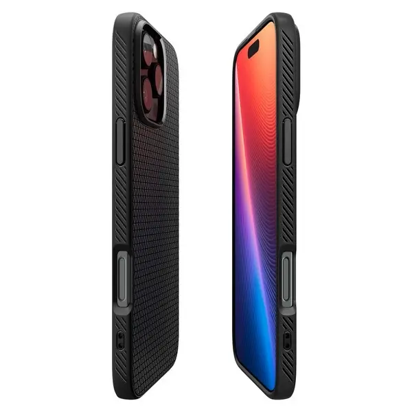 Etui Spigen Liquid Air iPhone 16 Pro Max Czarny
