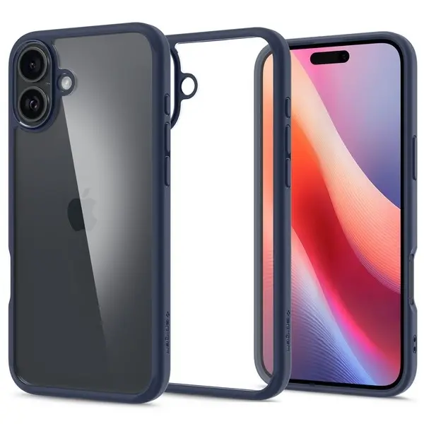 Etui Spigen Ultra Hybrid do iPhone 16 Granatowy