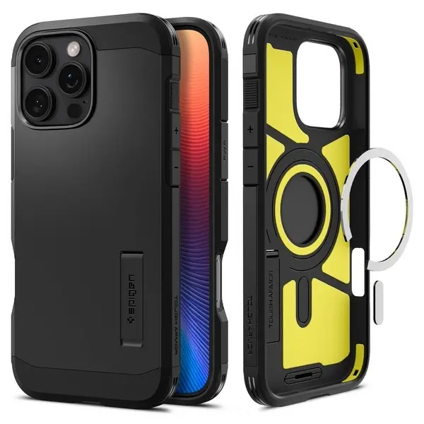 Etui Spigen Tough Armor MAG do iPhone 16 Pro Czarny