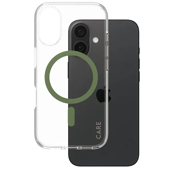 Etui PanzerGlass Flagship Case MagSafe do iPhone 16 Zielony