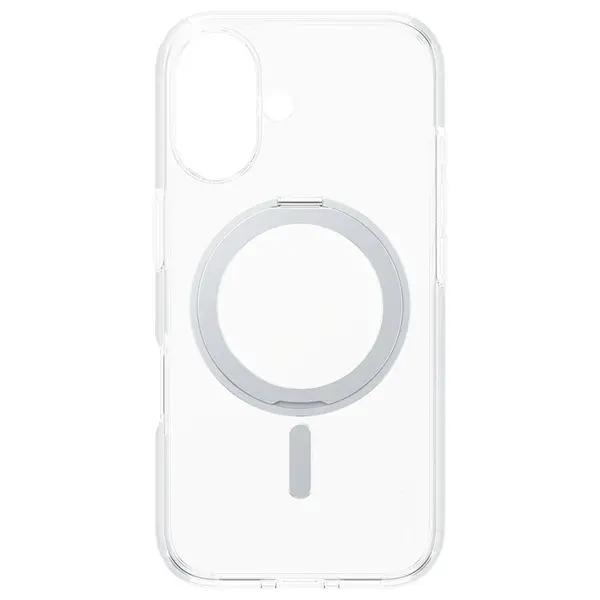 Etui PanzerGlass Kickstand Case MagSafe do iPhone 16 Srebrny