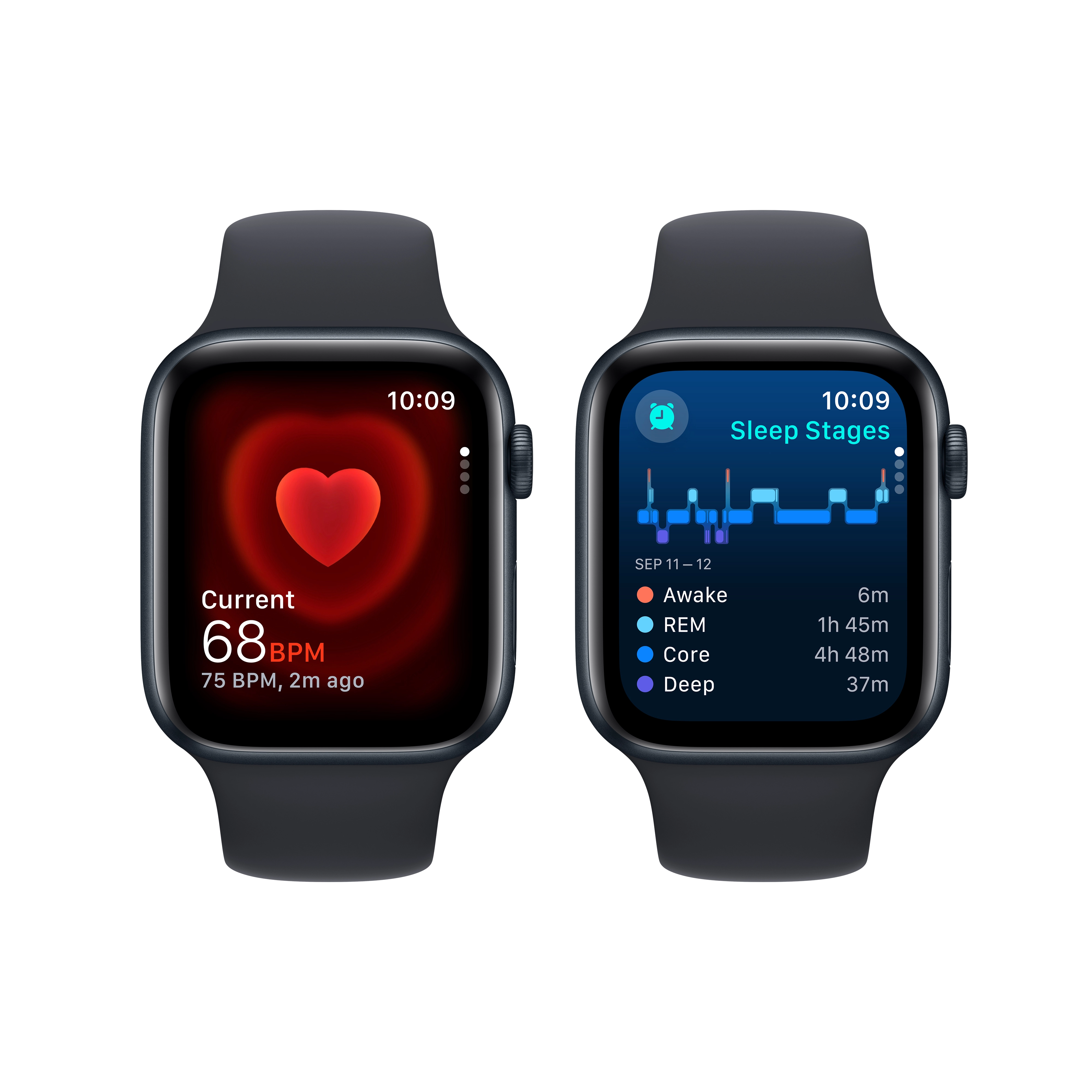 Apple Watch SE 2gen GPS koperta 44mm z aluminium Północ pasek sportowy Północ M/L
