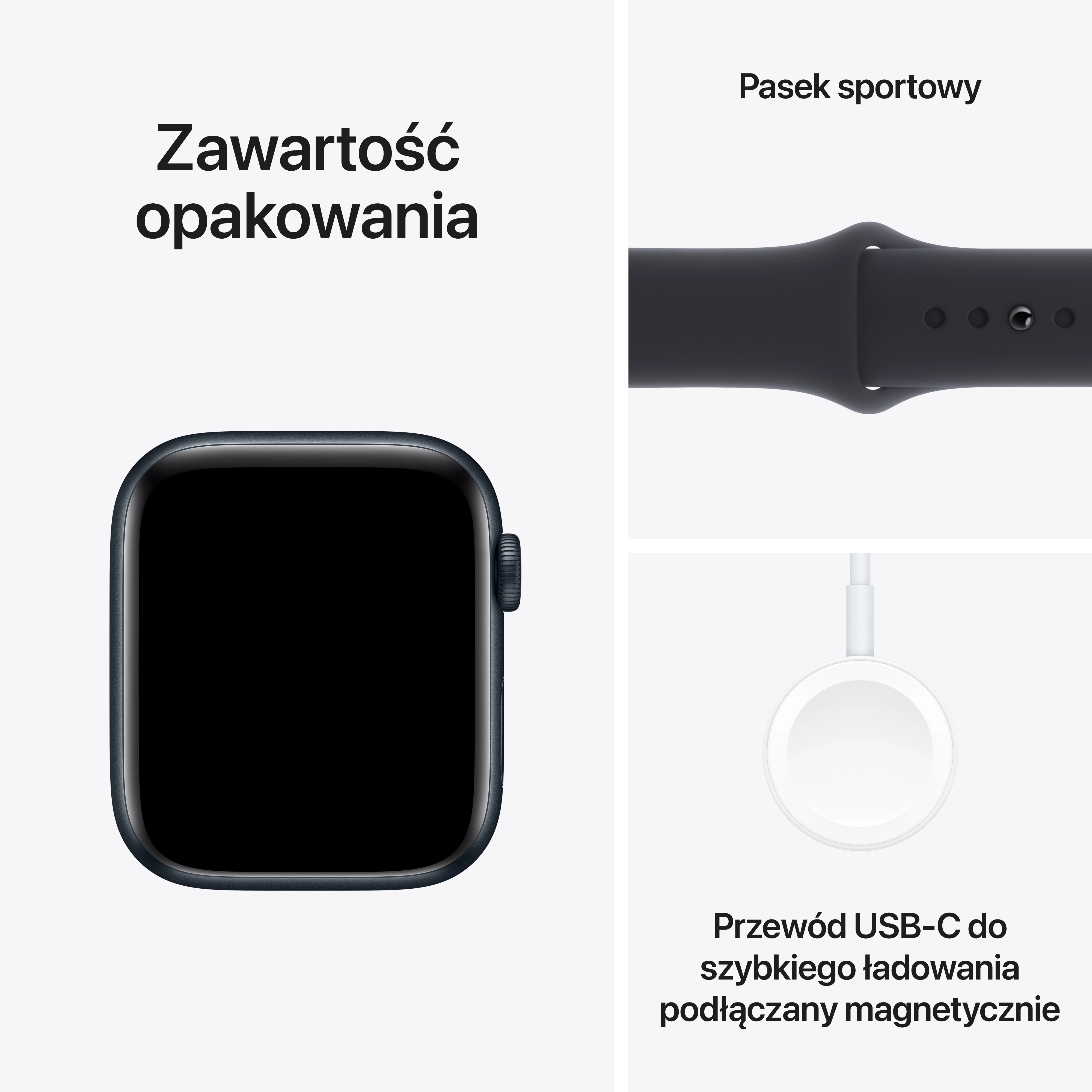 Apple Watch SE 2gen GPS koperta 44mm z aluminium Północ pasek sportowy Północ M/L