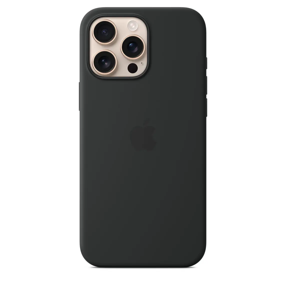 Etui Apple silikonowe z MagSafe do iPhone 16 Pro Max Czarny
