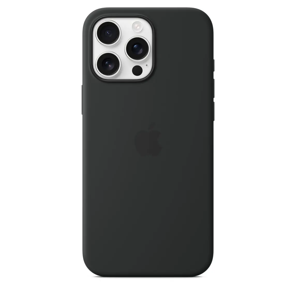 Etui Apple silikonowe z MagSafe do iPhone 16 Pro Max Czarny