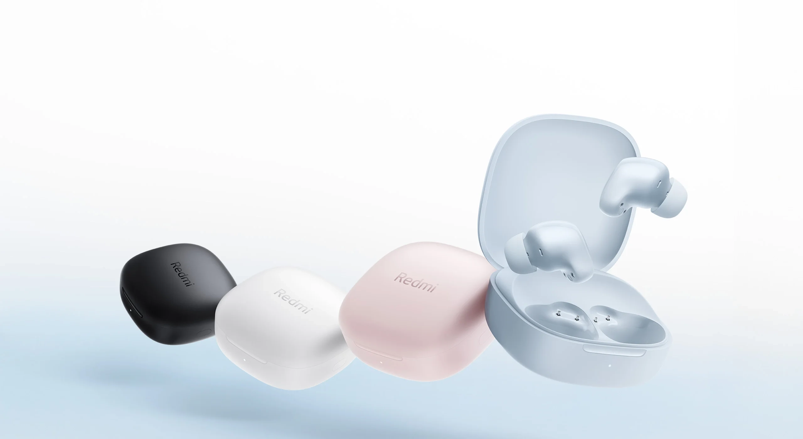 Słuchawki bezprzewodowe Xiaomi Redmi Buds 6 Play Dokanałowe Bluetooth 5.4 Biały