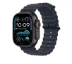 Pasek Apple Ocean granatowy do koperty 49mm elementy z tytanu w kolorze czarnym